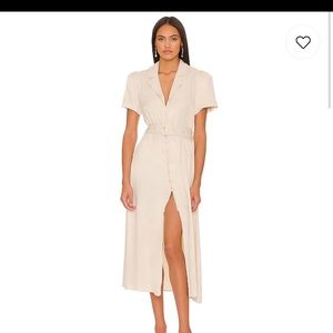 Super cute burnt orange weworewhat camp collared shirt dress size small.